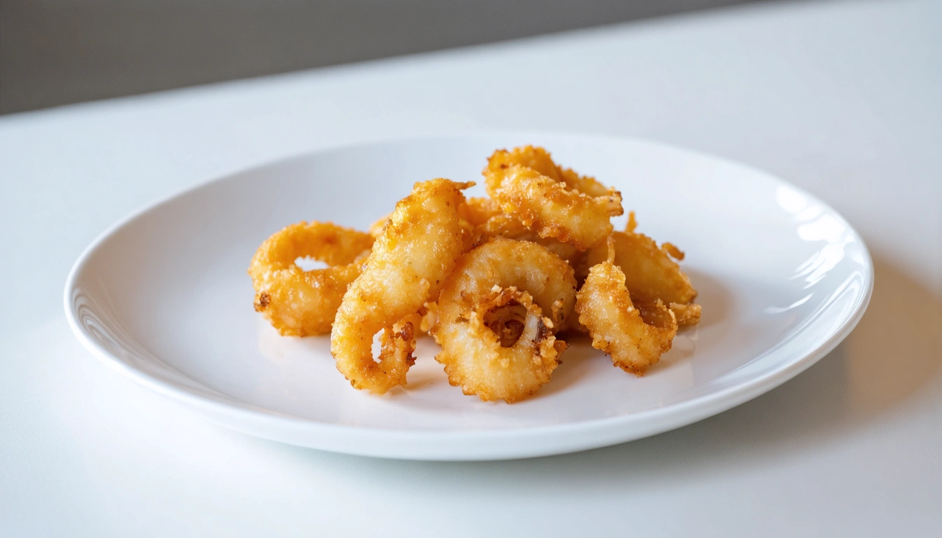 calamari fritti in friggitrice ad aria